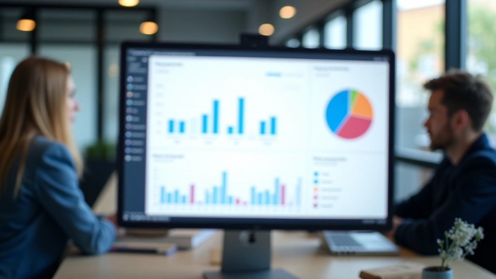 Voortgangsgrafieken en trends op een projectmanagementscherm